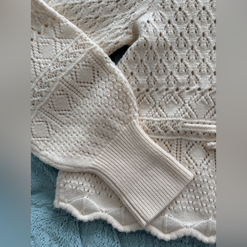 Polo Ralph Lauren Pointelle-Knit Merino Sweater - Picture 8 of 14